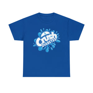 Crush Diabetes Awareness Unisex Heavy Cotton Tee
