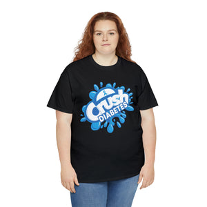 Crush Diabetes Awareness Unisex Heavy Cotton Tee