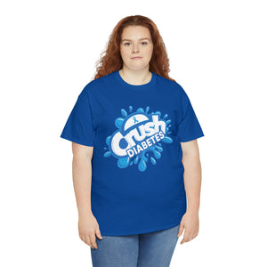 Crush Diabetes Awareness Unisex Heavy Cotton Tee