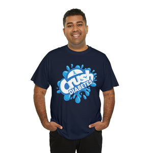 Crush Diabetes Awareness Unisex Heavy Cotton Tee