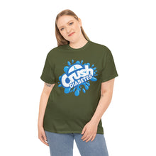 Load image into Gallery viewer, Crush Diabetes Awareness Unisex Heavy Cotton Tee