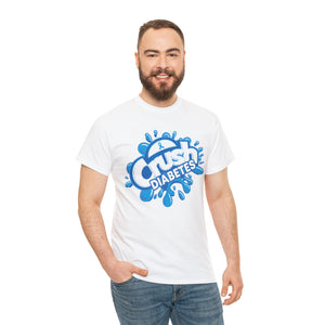 Crush Diabetes Awareness Unisex Heavy Cotton Tee