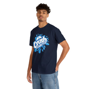 Crush Diabetes Awareness Unisex Heavy Cotton Tee