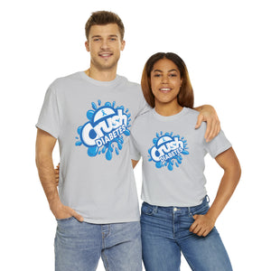 Crush Diabetes Awareness Unisex Heavy Cotton Tee