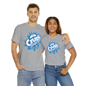 Crush Diabetes Awareness Unisex Heavy Cotton Tee