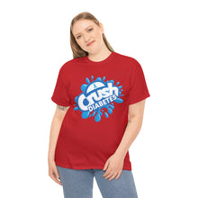 Load image into Gallery viewer, Crush Diabetes Awareness Unisex Heavy Cotton Tee