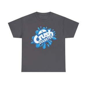Crush Diabetes Awareness Unisex Heavy Cotton Tee