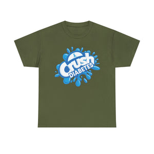Crush Diabetes Awareness Unisex Heavy Cotton Tee