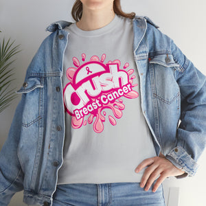 Crush Breast Cancer Awareness Unisex Heavy Cotton Tee