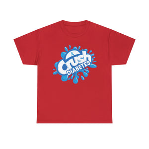Crush Diabetes Awareness Unisex Heavy Cotton Tee