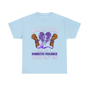 Domestic Violence Unisex Heavy Cotton Tee