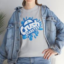 Load image into Gallery viewer, Crush Diabetes Awareness Unisex Heavy Cotton Tee