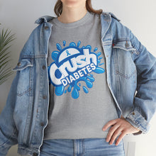 Load image into Gallery viewer, Crush Diabetes Awareness Unisex Heavy Cotton Tee