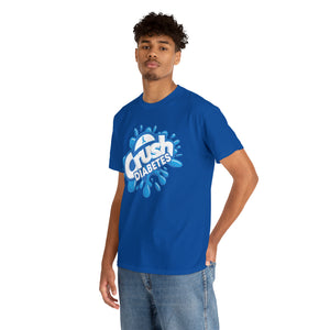 Crush Diabetes Awareness Unisex Heavy Cotton Tee