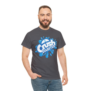 Crush Diabetes Awareness Unisex Heavy Cotton Tee