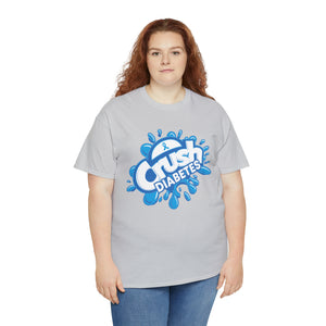Crush Diabetes Awareness Unisex Heavy Cotton Tee