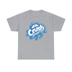Crush Diabetes Awareness Unisex Heavy Cotton Tee