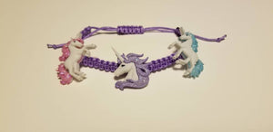 Unicorn Button bracelet