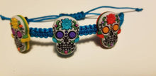 Load image into Gallery viewer, Sugar Skulls Button bracelet