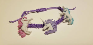 Unicorn Button bracelet