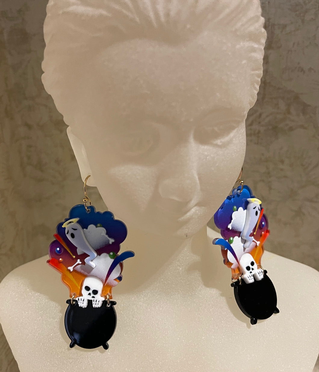 Flying Ghost earrings