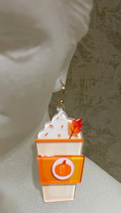 Pumpkin Latte earrings