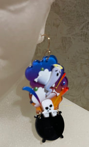 Flying Ghost earrings